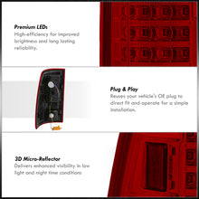 Load image into Gallery viewer, Dodge Ram 1500 2009-2018 / 2500 3500 2010-2018 LED Tail Lights Chrome Housing Red Len (Excluding OEM LED Models)