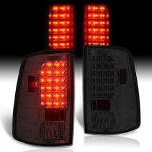 Load image into Gallery viewer, Dodge Ram 1500 2009-2018 / 2500 3500 2010-2018 LED Tail Lights Chrome Housing Smoke Len (Excluding OEM LED Models)