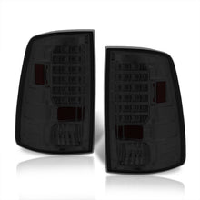 Load image into Gallery viewer, Dodge Ram 1500 2009-2018 / 2500 3500 2010-2018 LED Tail Lights Chrome Housing Smoke Len (Excluding OEM LED Models)