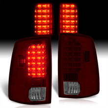 Load image into Gallery viewer, Dodge Ram 1500 2009-2018 / 2500 3500 2010-2018 LED Tail Lights Chrome Housing Red Smoke Len (Excluding OEM LED Models)
