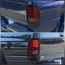 Load image into Gallery viewer, Dodge Ram 1500 1994-2001 / 2500 3500 1994-2002 LED Tail Lights Chrome Housing Red Smoke Len