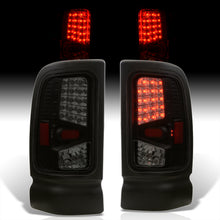 Load image into Gallery viewer, Dodge Ram 1500 1994-2001 / 2500 3500 1994-2002 LED Tail Lights Black Housing Smoke Len