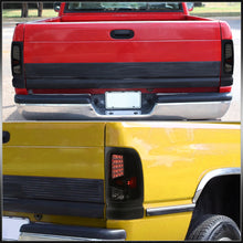 Load image into Gallery viewer, Dodge Ram 1500 1994-2001 / 2500 3500 1994-2002 LED Tail Lights Black Housing Smoke Len