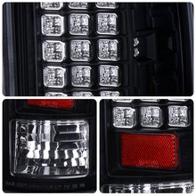 Load image into Gallery viewer, Dodge Ram 1500 2002-2006 / 2500 3500 2003-2006 LED Tail Lights Black Housing Clear Len
