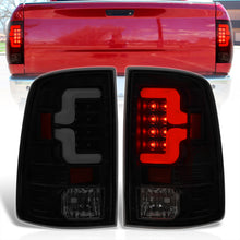 Load image into Gallery viewer, Dodge Ram 1500 2009-2018 / 2500 3500 2010-2018 LED Bar Tail Lights Black Housing Smoke Len White Tube (Excluding OEM LED Models)