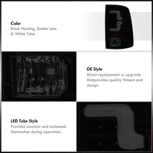 Load image into Gallery viewer, Dodge Ram 1500 2009-2018 / 2500 3500 2010-2018 LED Bar Tail Lights Black Housing Smoke Len White Tube (Excluding OEM LED Models)