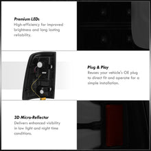 Load image into Gallery viewer, Dodge Ram 1500 2009-2018 / 2500 3500 2010-2018 LED Bar Tail Lights Black Housing Smoke Len White Tube (Excluding OEM LED Models)