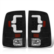 Load image into Gallery viewer, Dodge Ram 1500 2009-2018 / 2500 3500 2010-2018 LED Bar Tail Lights Black Housing Clear Len White Tube (Excluding OEM LED Models)