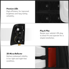 Load image into Gallery viewer, Dodge Ram 1500 2009-2018 / 2500 3500 2010-2018 LED Bar Tail Lights Black Housing Clear Len White Tube (Excluding OEM LED Models)