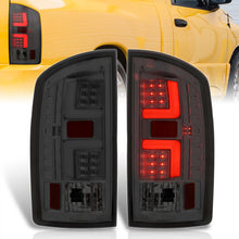 Load image into Gallery viewer, Dodge Ram 1500 2002-2006 / 2500 3500 2003-2006 LED Bar Tail Lights Chrome Housing Smoke Len White Tube (Excluding OEM LED Models)