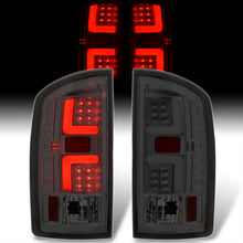 Load image into Gallery viewer, Dodge Ram 1500 2002-2006 / 2500 3500 2003-2006 LED Bar Tail Lights Chrome Housing Smoke Len White Tube (Excluding OEM LED Models)