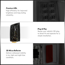 Load image into Gallery viewer, Dodge Ram 1500 2002-2006 / 2500 3500 2003-2006 LED Bar Tail Lights Chrome Housing Smoke Len White Tube (Excluding OEM LED Models)