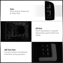 Load image into Gallery viewer, Dodge Ram 1500 2002-2006 / 2500 3500 2003-2006 LED Bar Tail Lights Black Housing Smoke Len White Tube (Excluding OEM LED Models)