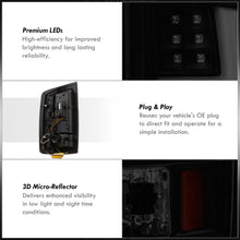 Load image into Gallery viewer, Dodge Ram 1500 2002-2006 / 2500 3500 2003-2006 LED Bar Tail Lights Black Housing Smoke Len White Tube (Excluding OEM LED Models)