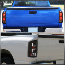Load image into Gallery viewer, Dodge Ram 1500 2007-2008 / 2500 3500 2007-2009 LED Bar Tail Lights Black Housing Clear Len White Tube (Excluding OEM LED Models)