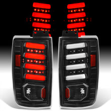 Load image into Gallery viewer, Ford Expedition 1997-2002 LED Bar Tail Lights Black Housing Clear Len White Tube