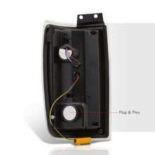 Load image into Gallery viewer, Ford Expedition 1997-2002 LED Bar Tail Lights Black Housing Clear Len White Tube