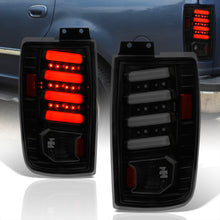 Load image into Gallery viewer, Ford Expedition 1997-2002 LED Bar Tail Lights Black Housing Smoke Len White Tube
