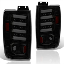 Load image into Gallery viewer, Ford Expedition 1997-2002 LED Bar Tail Lights Black Housing Smoke Len White Tube