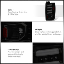 Load image into Gallery viewer, Ford Expedition 1997-2002 LED Bar Tail Lights Black Housing Smoke Len White Tube