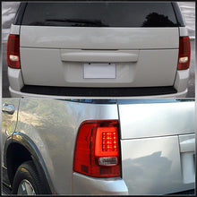 Load image into Gallery viewer, Ford Explorer 2002-2005 LED Bar Tail Lights Chrome Housing Red Len White Tube