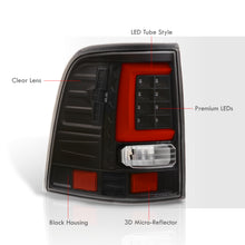 Load image into Gallery viewer, Ford Explorer 2002-2005 LED Bar Tail Lights Black Housing Clear Len Red Tube