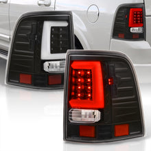 Load image into Gallery viewer, Ford Explorer 2002-2005 LED Bar Tail Lights Black Housing Clear Len White Tube