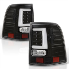 Load image into Gallery viewer, Ford Explorer 2002-2005 LED Bar Tail Lights Black Housing Clear Len White Tube