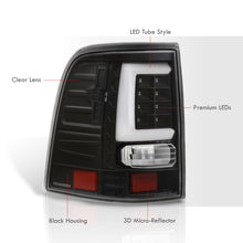 Load image into Gallery viewer, Ford Explorer 2002-2005 LED Bar Tail Lights Black Housing Clear Len White Tube