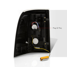 Load image into Gallery viewer, Ford Explorer 2002-2005 LED Bar Tail Lights Black Housing Clear Len White Tube