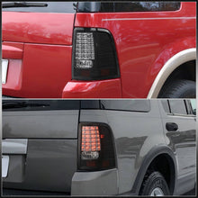 Load image into Gallery viewer, Ford Explorer 2002-2005 LED Tail Lights Black Housing Clear Len