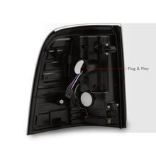 Load image into Gallery viewer, Ford Explorer 2002-2005 LED Tail Lights Black Housing Clear Len