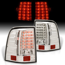Load image into Gallery viewer, Ford Explorer 2002-2005 LED Tail Lights Chrome Housing Clear Len