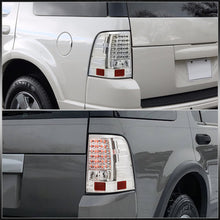 Load image into Gallery viewer, Ford Explorer 2002-2005 LED Tail Lights Chrome Housing Clear Len