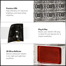 Load image into Gallery viewer, Ford Explorer 2002-2005 LED Tail Lights Chrome Housing Clear Len