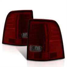 Load image into Gallery viewer, Ford Explorer 2002-2005 LED Tail Lights Chrome Housing Red Smoke Len