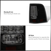 Load image into Gallery viewer, Ford Explorer 2002-2005 LED Tail Lights Black Housing Smoke Len
