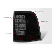 Load image into Gallery viewer, Ford Explorer 2002-2005 LED Tail Lights Black Housing Smoke Len