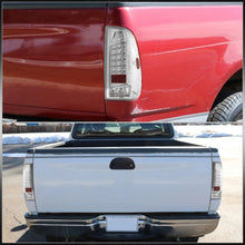 Load image into Gallery viewer, Ford F150 1997-2003 / F250 Light Duty 1997-1999 / F250 F350 F450 F550 Super Duty 1999-2007 LED Tail Lights Chrome Housing Clear Len (Styleside Models Only)