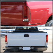 Load image into Gallery viewer, Ford F150 1997-2003 / F250 Light Duty 1997-1999 / F250 F350 F450 F550 Super Duty 1999-2007 LED Tail Lights Chrome Housing Red Len (Styleside Models Only)