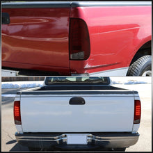 Load image into Gallery viewer, Ford F150 1997-2003 / F250 Light Duty 1997-1999 / F250 F350 F450 F550 Super Duty 1999-2007 LED Tail Lights Chrome Housing Red Smoke Len (Styleside Models Only)
