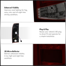 Load image into Gallery viewer, Ford F150 1997-2003 / F250 Light Duty 1997-1999 / F250 F350 F450 F550 Super Duty 1999-2007 LED Tail Lights Chrome Housing Red Smoke Len (Styleside Models Only)
