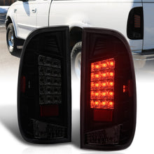 Load image into Gallery viewer, Ford F150 1997-2003 / F250 Light Duty 1997-1999 / F250 F350 F450 F550 Super Duty 1999-2007 LED Tail Lights Black Housing Smoked Len (Styleside Models Only)
