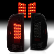 Load image into Gallery viewer, Ford F150 1997-2003 / F250 Light Duty 1997-1999 / F250 F350 F450 F550 Super Duty 1999-2007 LED Tail Lights Black Housing Smoked Len (Styleside Models Only)