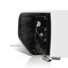 Load image into Gallery viewer, Ford F150 Styleside 2009-2014 LED Bar Tail Lights Chrome Housing Clear Len White Tube