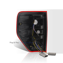 Load image into Gallery viewer, Ford F150 Styleside 2009-2014 LED Bar Tail Lights Chrome Housing Red Len White Tube