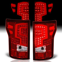 Load image into Gallery viewer, Ford F150 2018-2020 LED Bar Tail Lights Chrome Housing Red Len (Excluding OEM LED Models)