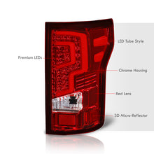Load image into Gallery viewer, Ford F150 2018-2020 LED Bar Tail Lights Chrome Housing Red Len (Excluding OEM LED Models)