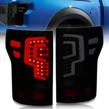 Load image into Gallery viewer, Ford F150 2018-2020 LED Bar Tail Lights Black Housing Smoke Len (Excluding OEM LED Models)