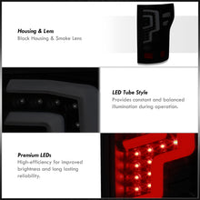 Load image into Gallery viewer, Ford F150 2018-2020 LED Bar Tail Lights Black Housing Smoke Len (Excluding OEM LED Models)